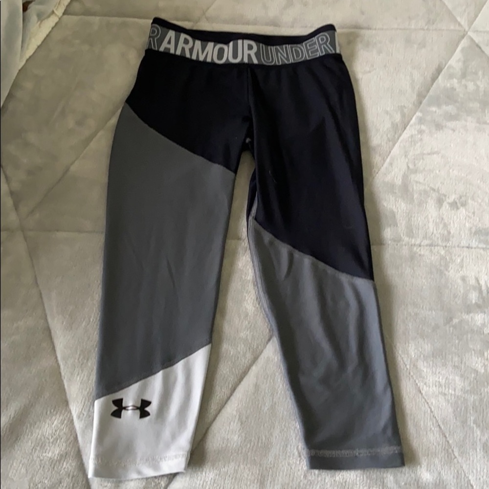 Girls Under Armour Capri Leggings